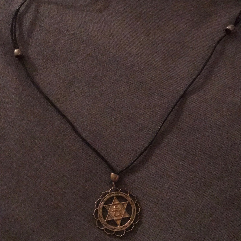 Heart Chakra Star of David Necklace